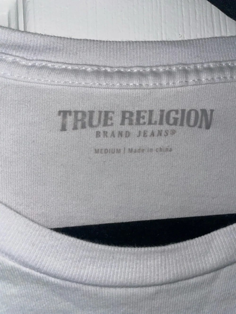 True Religion White Short-Sleeve Graphic Tee